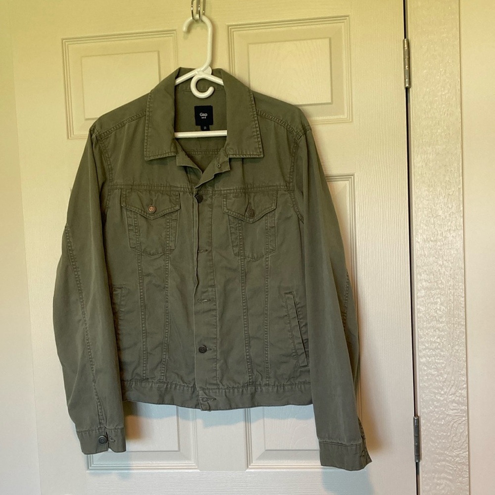 Gap Olive Green Lightweight Jacket - image 1